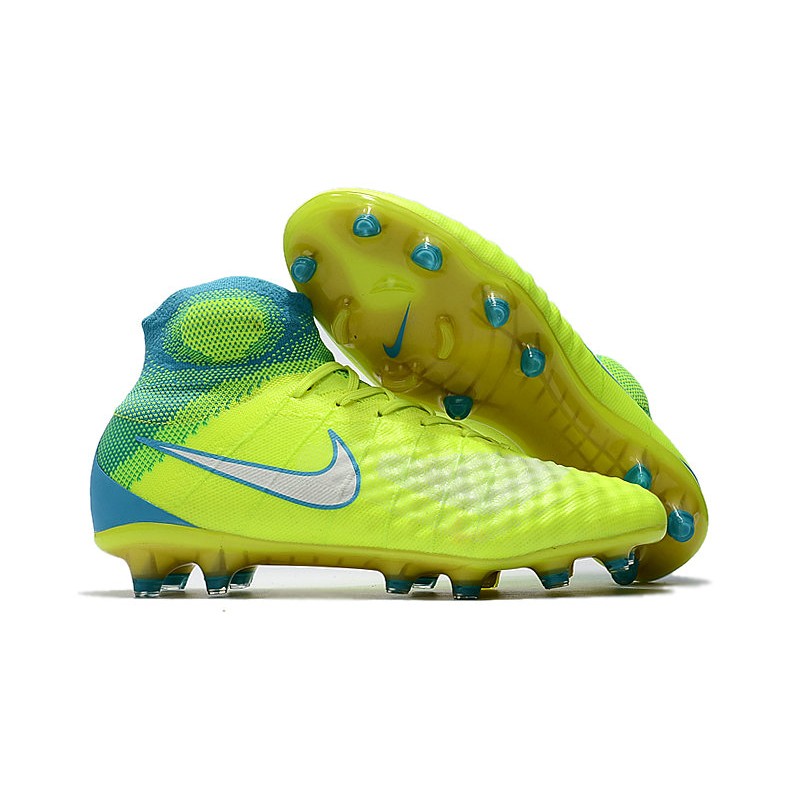 Nike Magista Obra Elite DF FG Men Žlutá Modrý